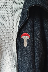 AMANITA - broszka 